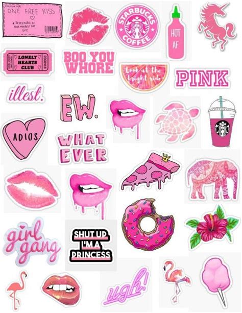 pink stickers #LaptopsDibujo | Tumblr stickers, Pink stickers ...