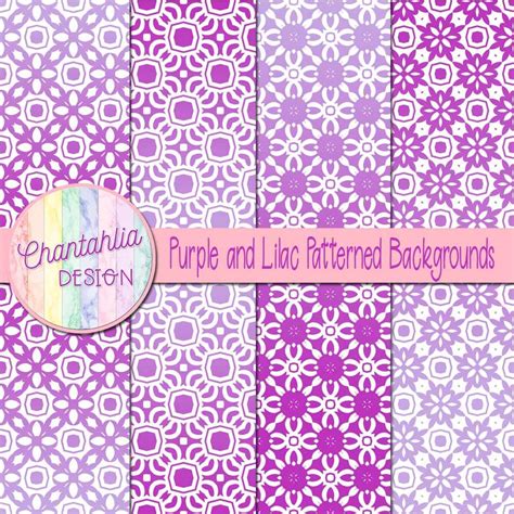 Free Purple and Lilac Patterned Backgrounds