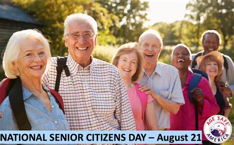 National Senior Citizens Day 2020 - Age Safe® America | Senior Home ...