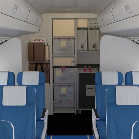 airplane cabin | CGTrader