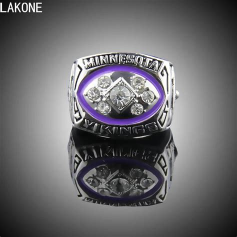 LAKONE Champions ring,1976 Minnesota Vikings Super Bowl Championship ...