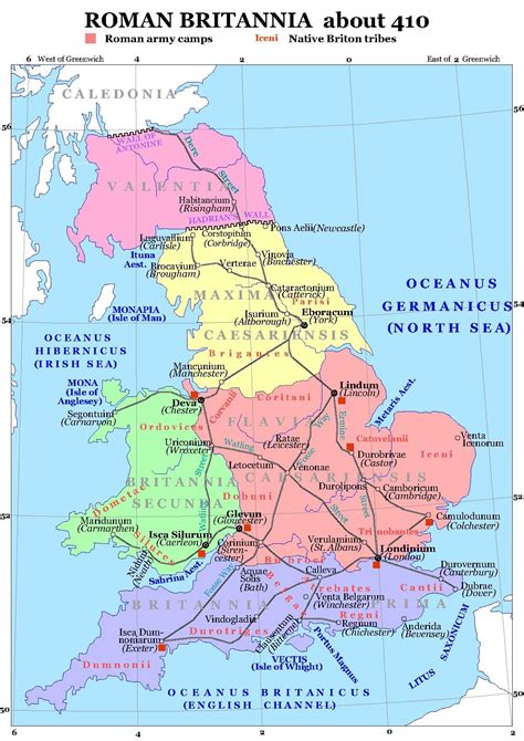 Maps on the Web | Roman britain, European history, Map