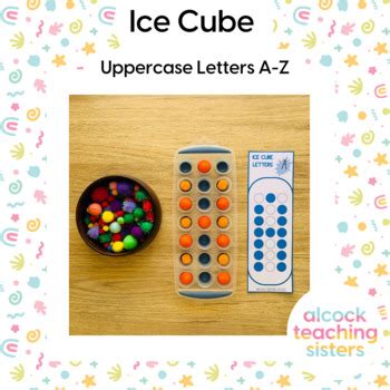 Ice Cube Tray – Uppercase Letters A-Z by ALCOCK TEACHING SISTERS