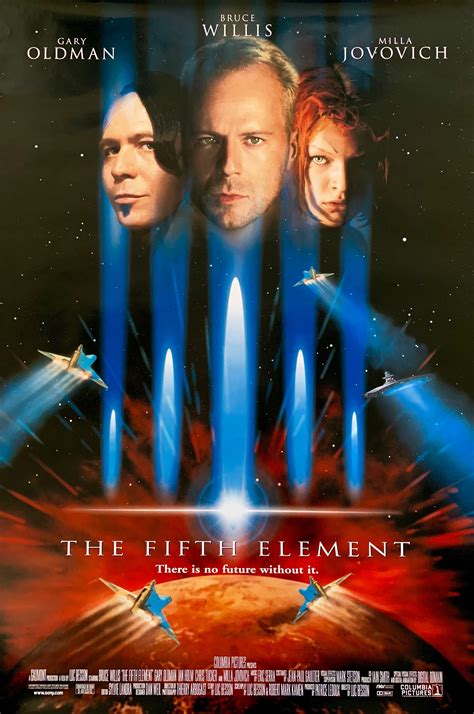 Original The Fifth Element Movie Poster - Luc Besson - Science Fiction