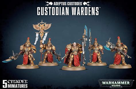 Buy Games Workshop Warhammer 40k - Adeptus Custodes Custodian Wardens ...