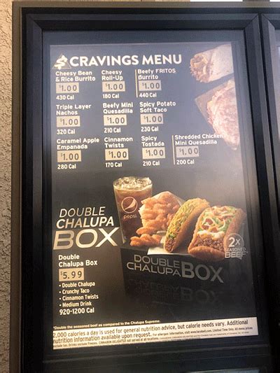 Taco Bell rebrands dollar menu as Cravings Value Menu | Nation's ...