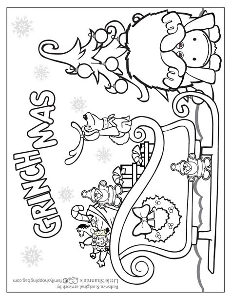 Coloring Page 4 Grinch