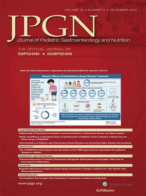 Journal of Pediatric Gastroenterology and Nutrition 2022 Rev ...