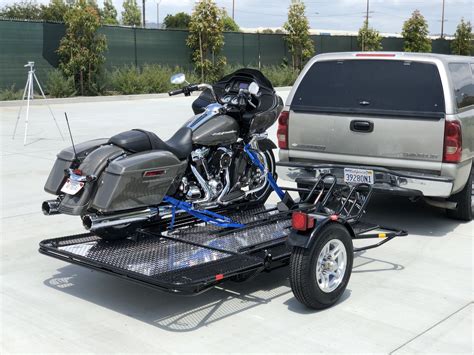 Three Rail Motorcycle Trailer | Motorcycle trailer, Motorcycle, Third rail