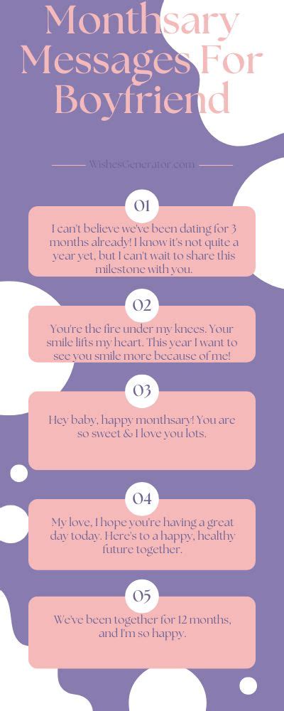 Monthsary Messages For Boyfriend – Happy Monthsary Messages | Message ...