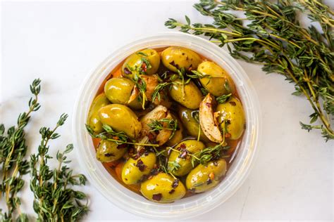 Warm Marinated Olives