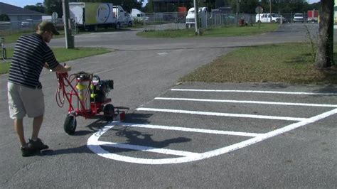 Parking Lot Line Painter Machine - Touch Paint