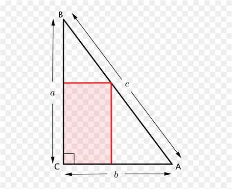 Rectangles In Triangles - Area Of Rectangle In A Triangle, HD Png ...