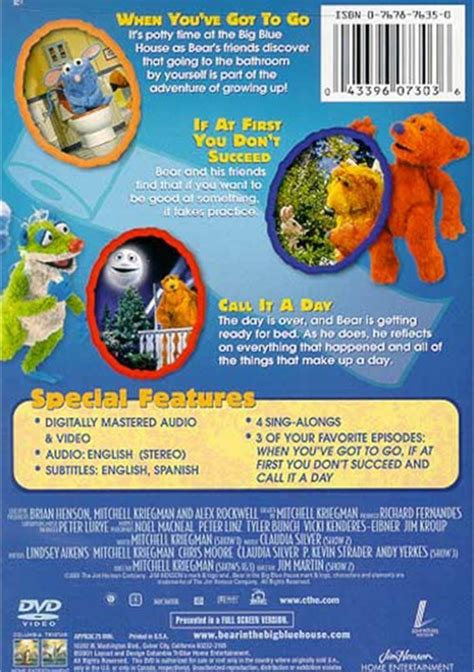 Bear In The Big Blue House: Potty Time With Bear (DVD 2001) | DVD Empire