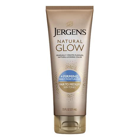 Buy Jergens Natural Glow +FIRMING Self Tanner, Sunless Tanning Lotion ...