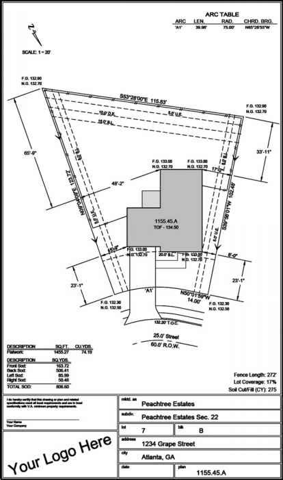 Site Plan - Building Codes - Northern Architecture