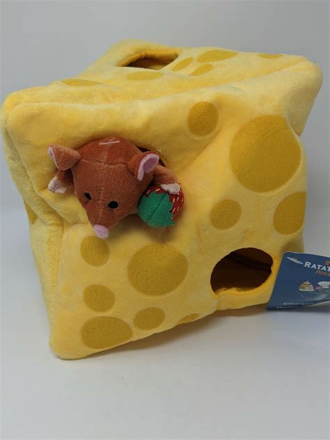 Remy's Ratatouille Adventure Cheese Plush With Remy And Emile Disney ...