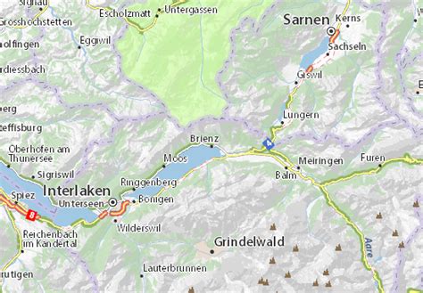 Map of Brienz - Michelin Brienz map - ViaMichelin