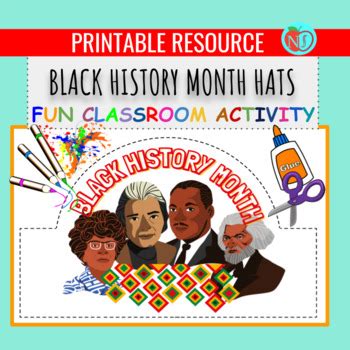 Black History Month HATS | COLOR CUT AND PASTE HAT ACTIVITY | MAKE HATS