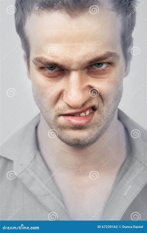 Face of evil angry man stock photo. Image of frown, expression - 67239162