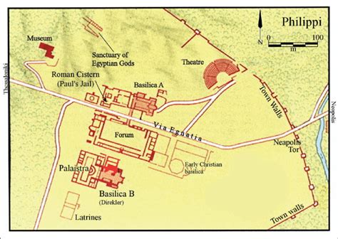 Map of Ancient Philippi. (Map Illustrated by Lance K. Trask) | Download ...