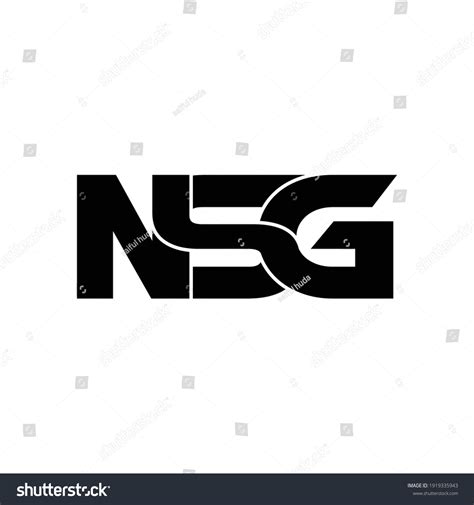 Nsg Letter Monogram Logo Design Vector Stock Vector (Royalty Free ...