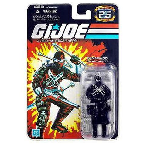 GI Joe 25th Anniversary Wave 7 Snake Eyes Action Figure - Walmart.com