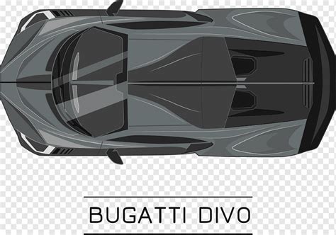 Tampilan atas mobil bugatti divo, png | PNGWing