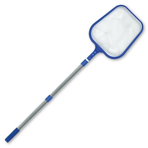 Swimming Pool Debris and Leaf Skimmer Net with 48" Telescopic Handle ...