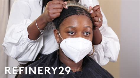 I Got A Grey Lace Closure Sew In | Hair Me Out | Refinery29 - YouTube