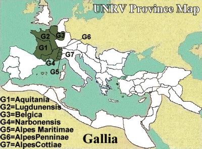 Gallia (Gaul) - Province of the Roman Empire | UNRV