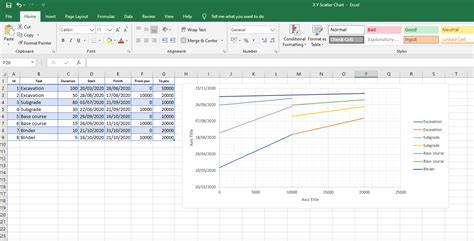 Line Of Balance Excel Template