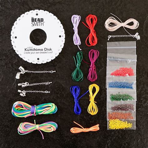 Rainbow Kumihimo Braiding Kit-kits-kumihimo-riverside beads