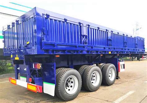 50T Side Dump Trailer For Sale - SF Semi Trailer