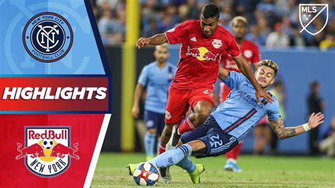 NYCFC vs. New York Red Bulls | VAR Calls For Red Card! | HIGHLIGHTS ...