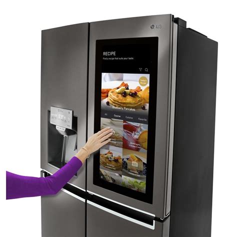 LG Touchscreen Smart Wi-Fi Enabled 29.7-cu ft 4-Door French Door ...