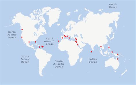 Blue Ringed Octopus Habitat Map