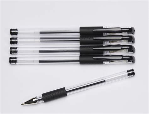 Pen + Gear Gel Ink Pens, 8 count, black color pack - Walmart.com