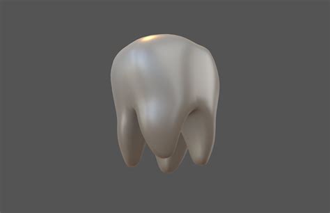 3D model Tooth Emoji v1 004 VR / AR / low-poly | CGTrader