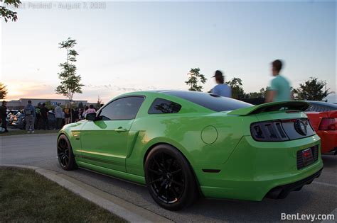 Green Ford Mustang GT - BenLevy.com