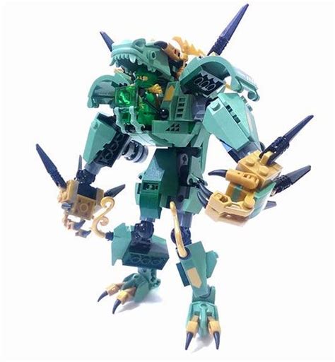 LEGO Ninjago Green Dragon 70612 Alternate Built | Lego sculptures, Lego ...