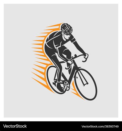 Bike race logo Royalty Free Vector Image - VectorStock