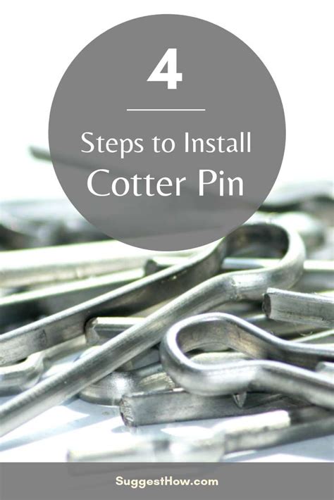 How to Install Cotter Pin - 4 Quick & Simple Steps to Follow