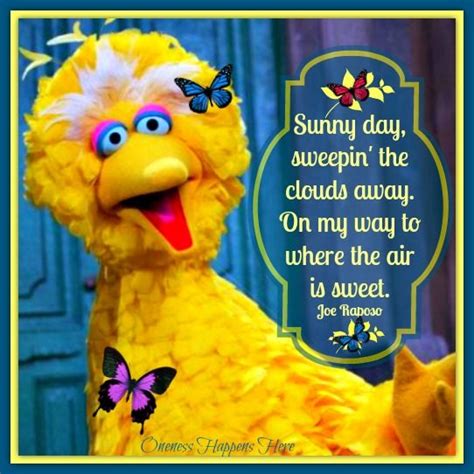 Happy Quote-Big Bird https://www.Facebook.com | Sesame street quotes ...