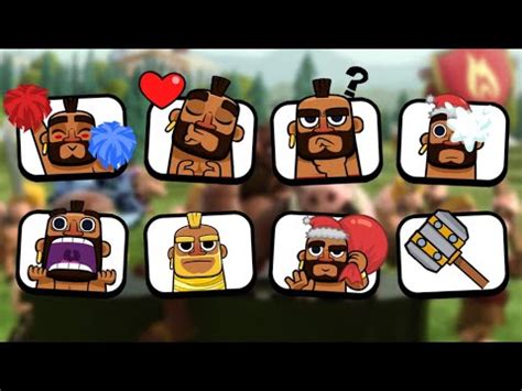 ALL Hog Rider Emotes In Clash Royale! - YouTube