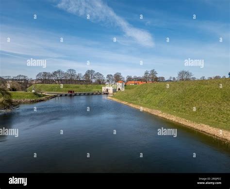 Kastelet, pentagonal start fort in Copenhagen with restored moat ...