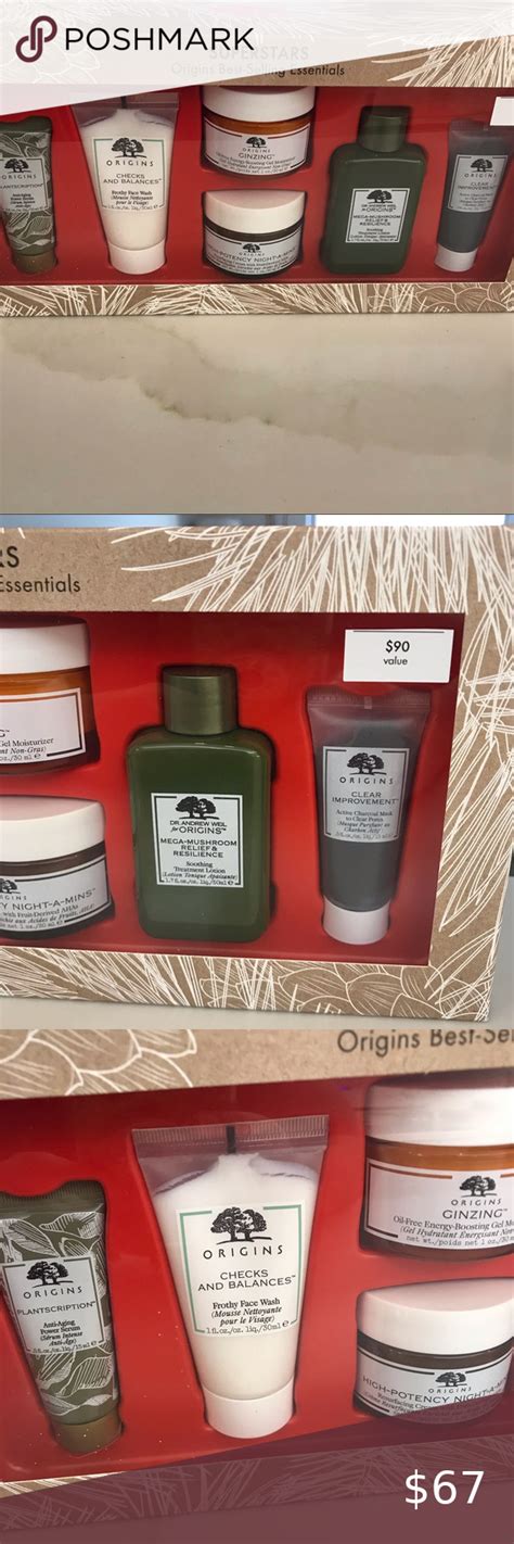 ORIGINS BEST SELLING ESSENTIALS KIT NEW Plantscription/Checks ...