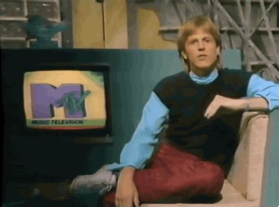 GIFs Of The 80s — Alan Hunter MTV VJ - 1984