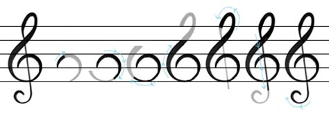 Learn sheet music - How to draw clefs | Mickji - ocarina website