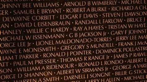 Vietnam Veterans Memorial – why listing the names of the fallen matters ...